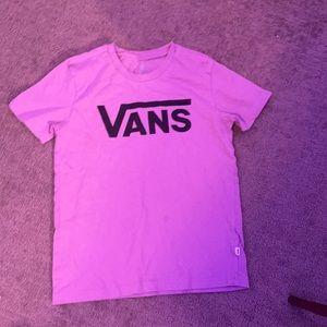 Purple vans tee